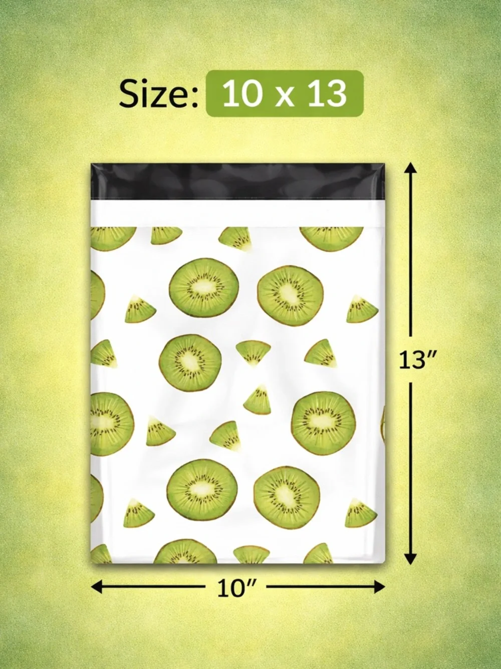 25 Kiwi Polymailers 10x13 Shipping Bags Boutique Packaging Envelopes 🥝